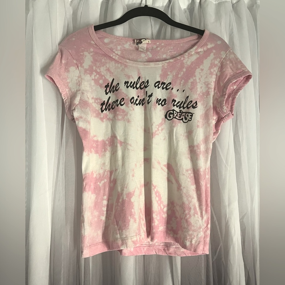 Grease Pink Ladies Movie Tie Dye Tee
